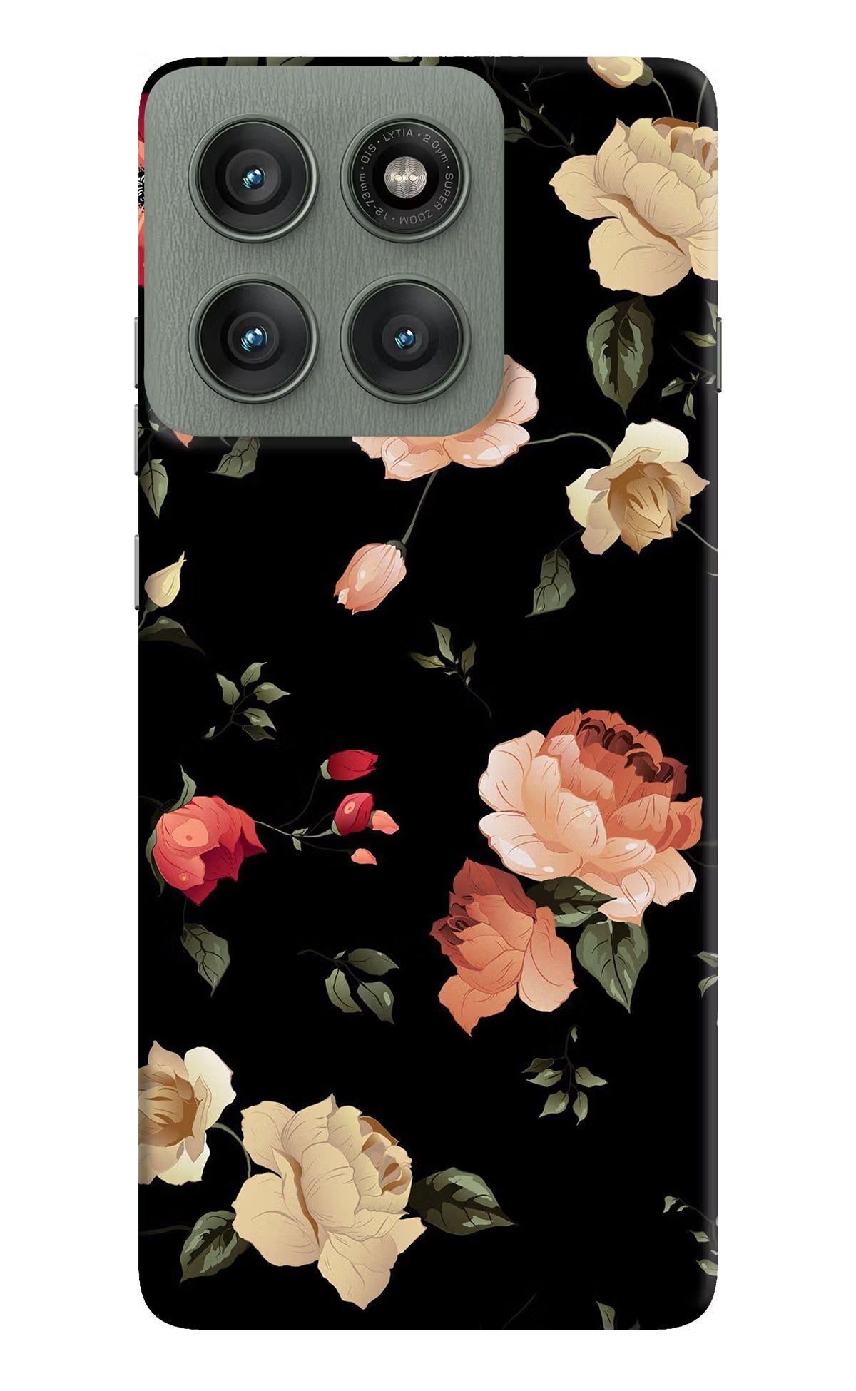 Flowers Moto Edge 60 Pro Back Cover