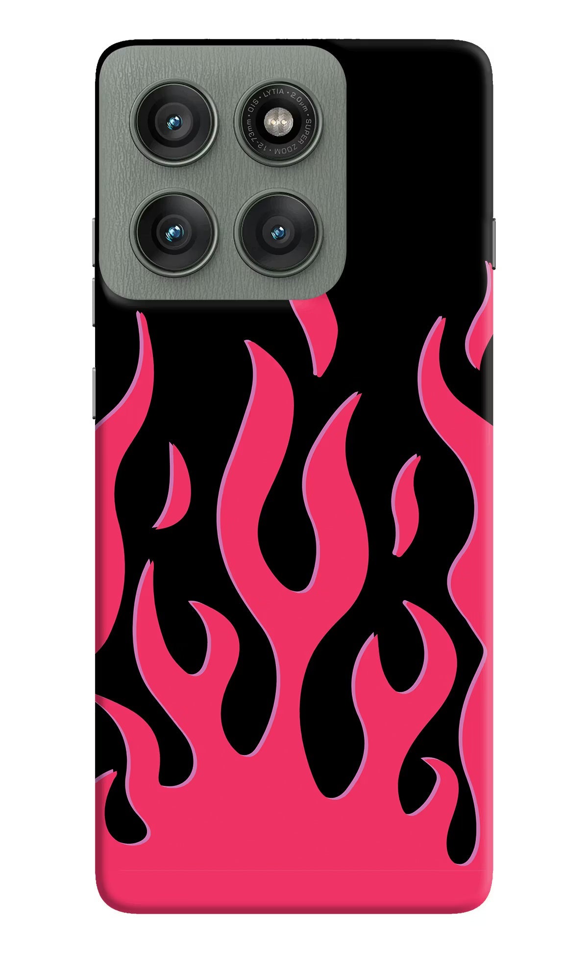 Fire Flames Moto Edge 60 Pro Back Cover