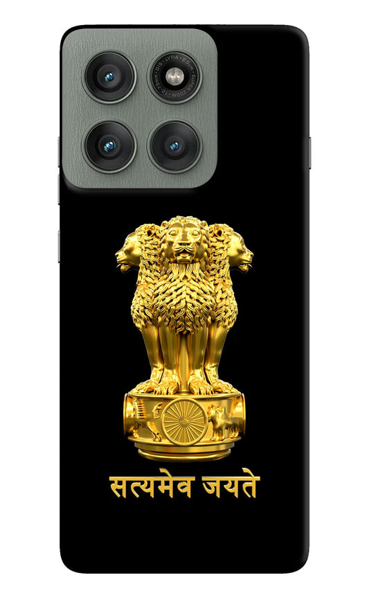 Satyamev Jayate Golden Moto Edge 60 Pro Back Cover