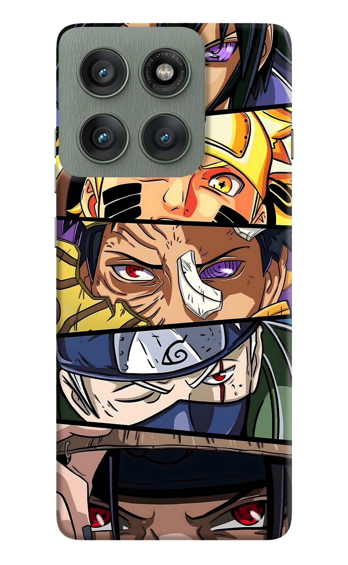 Naruto Character Moto Edge 60 Pro Back Cover