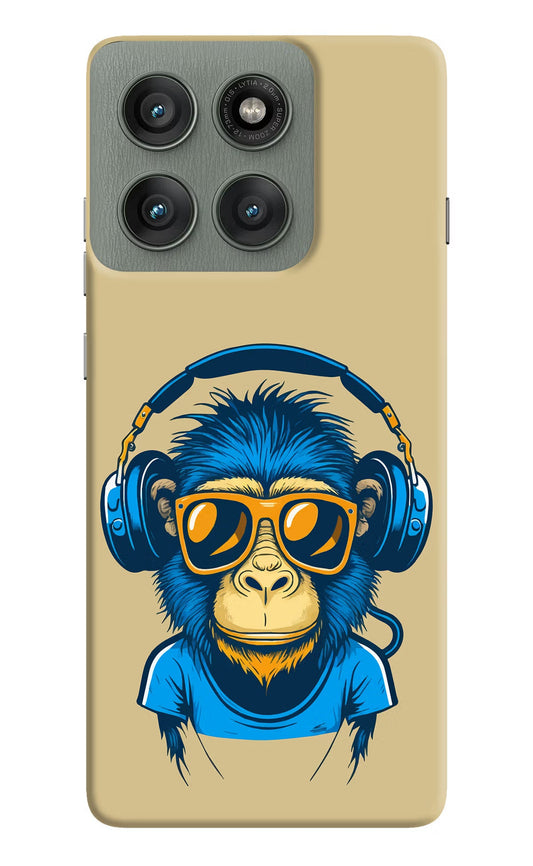 Monkey Headphone Moto Edge 60 Pro Back Cover