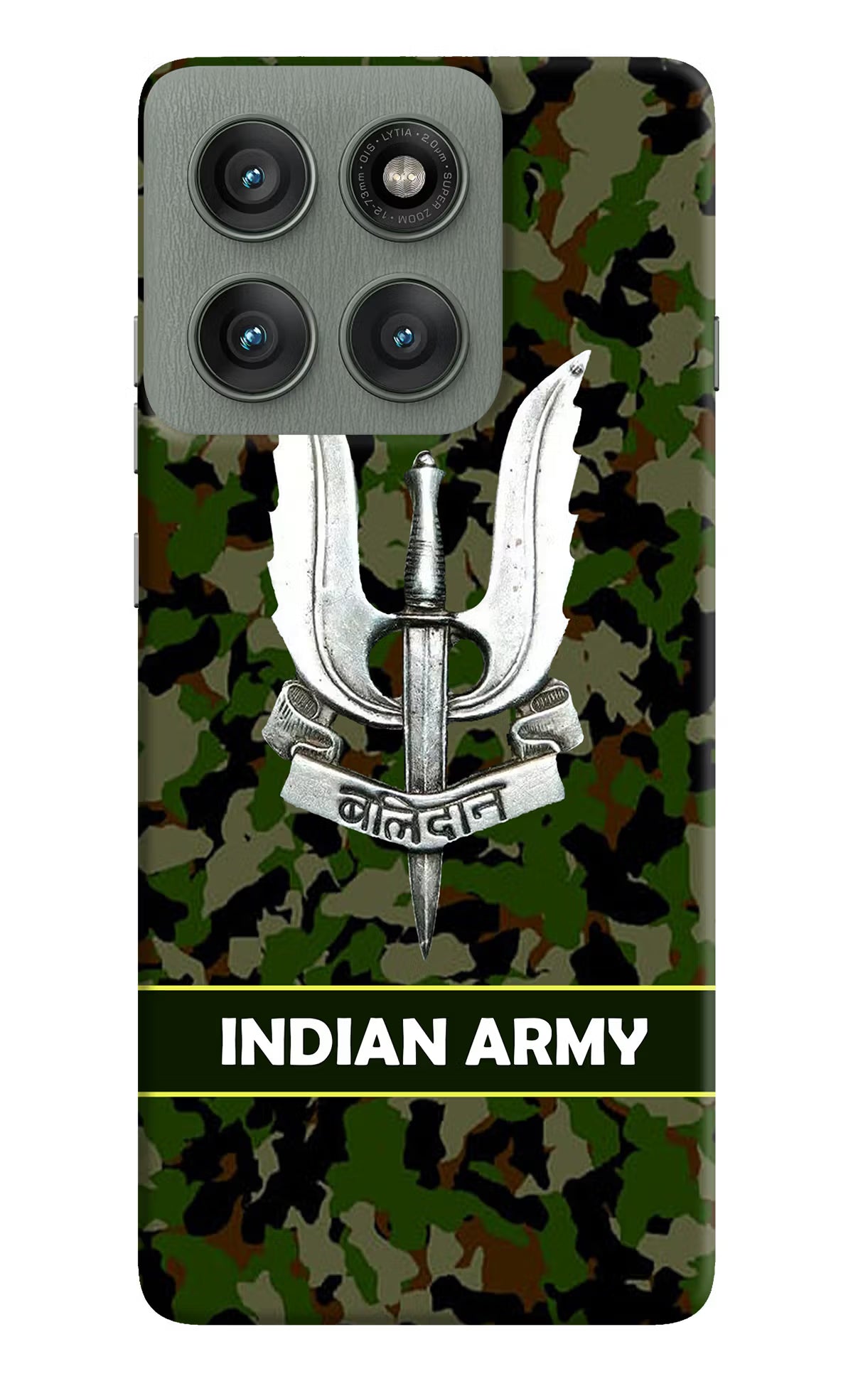 Balidan Indian Logo Moto Edge 60 Pro Back Cover