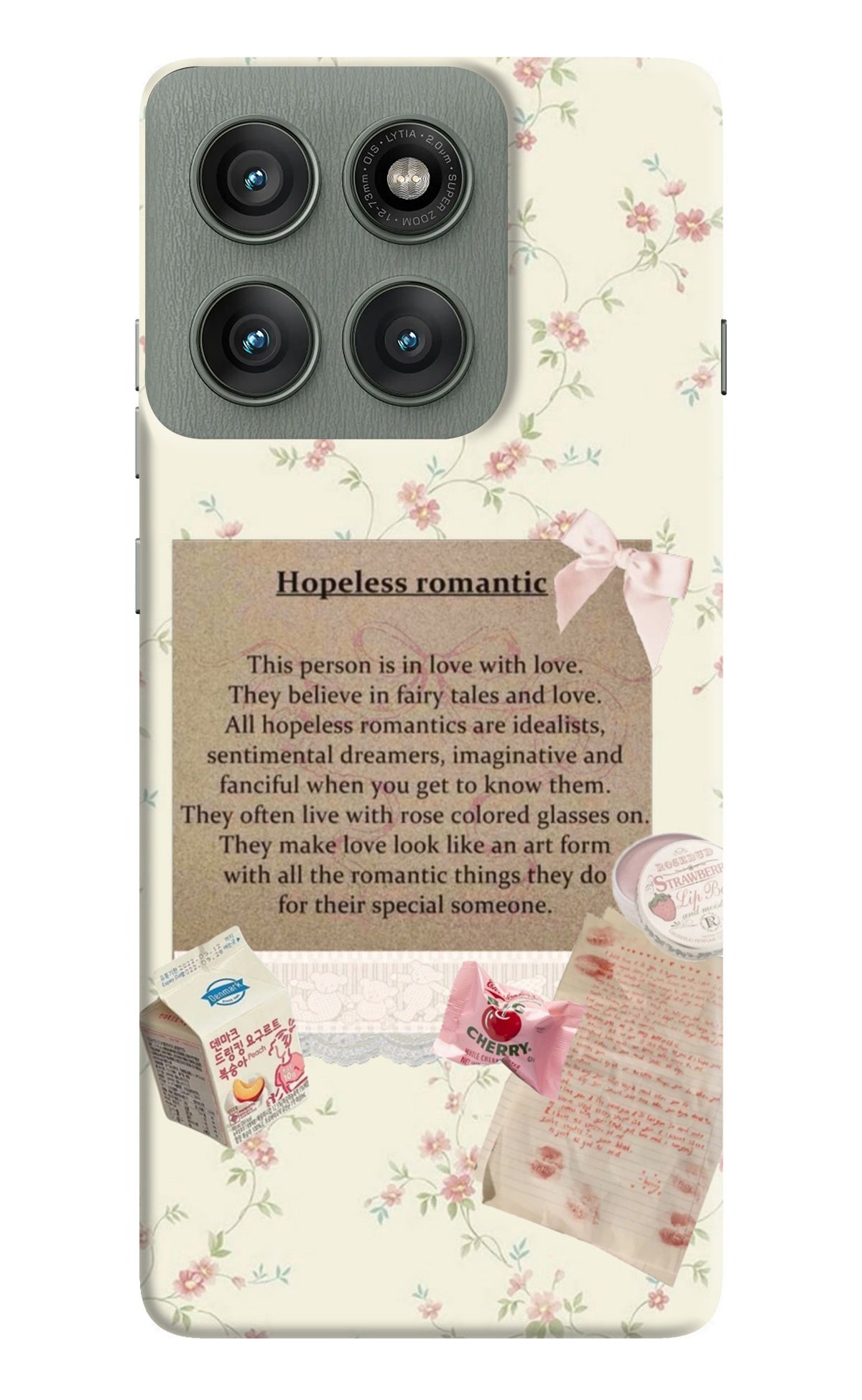 Hopeless Romantic Moto Edge 60 Pro Back Cover