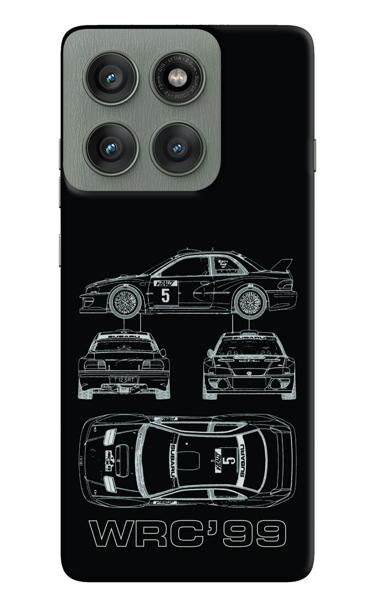 WRC'99 Moto Edge 60 Pro Back Cover