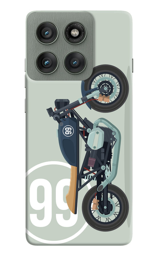 Classic Cafe Racer 99 Moto Edge 60 Pro Back Cover