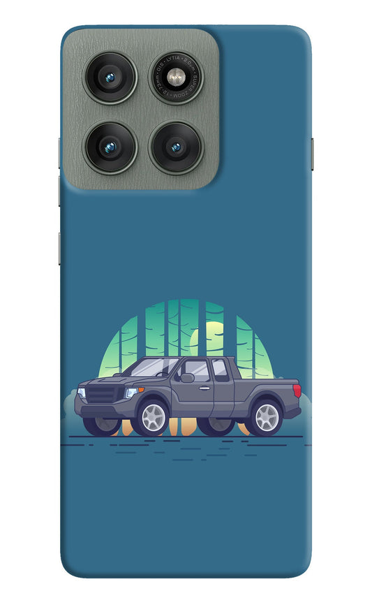 Retro Garage Vibe Moto Edge 60 Pro Back Cover