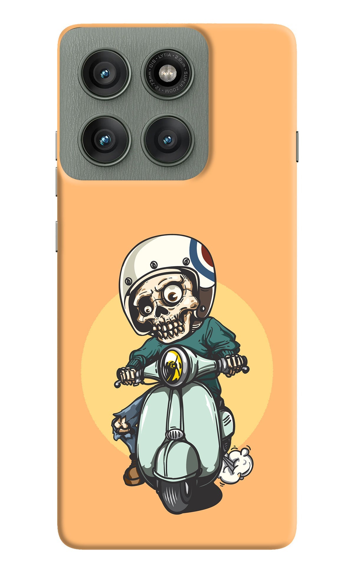 Undead Biker Moto Edge 60 Pro Back Cover