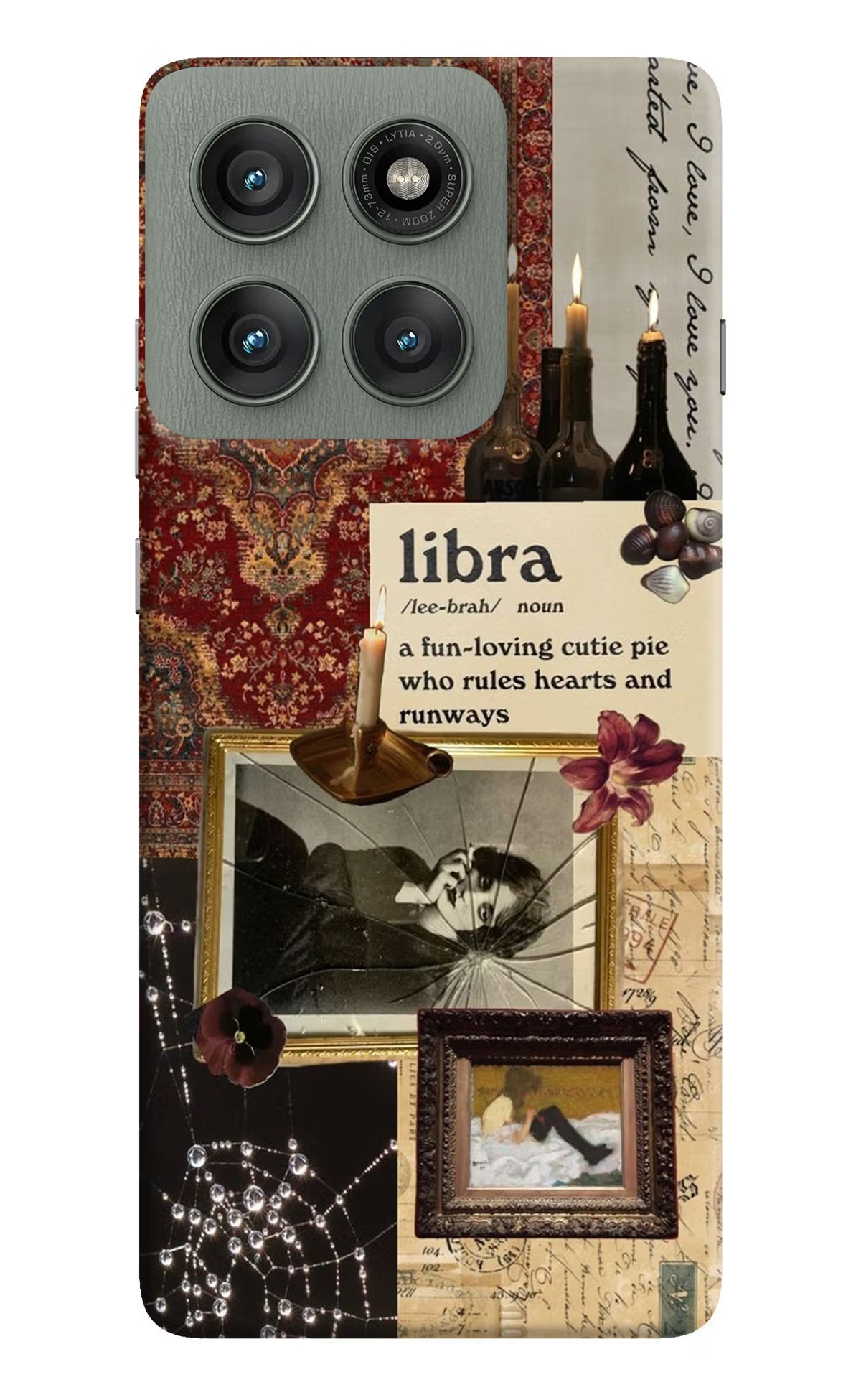 Libra Zodiac Moto Edge 60 Pro Back Cover