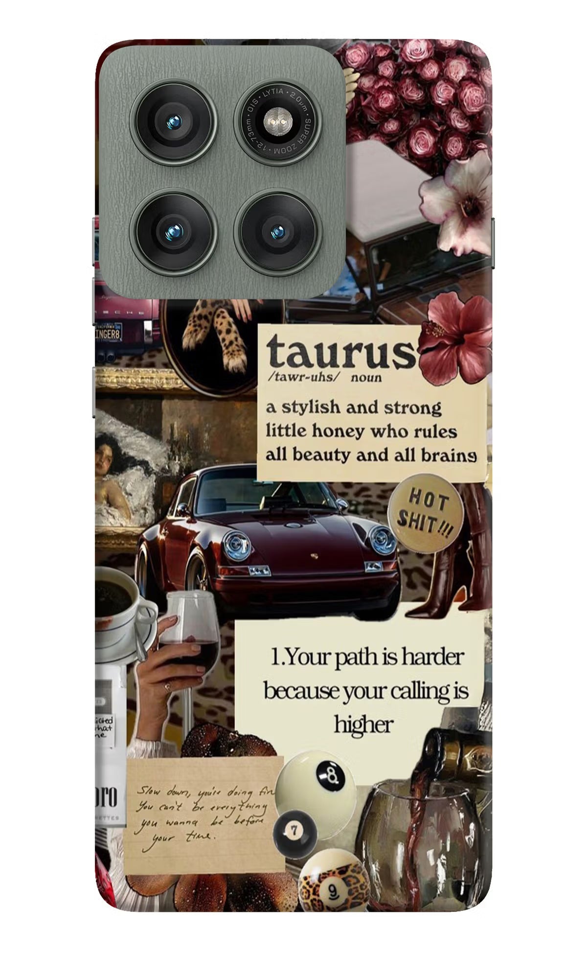 Taurus Zodiac Moto Edge 60 Pro Back Cover