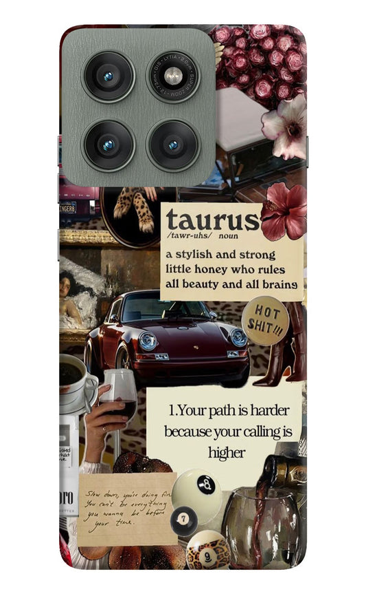 Taurus Zodiac Moto Edge 60 Pro Back Cover