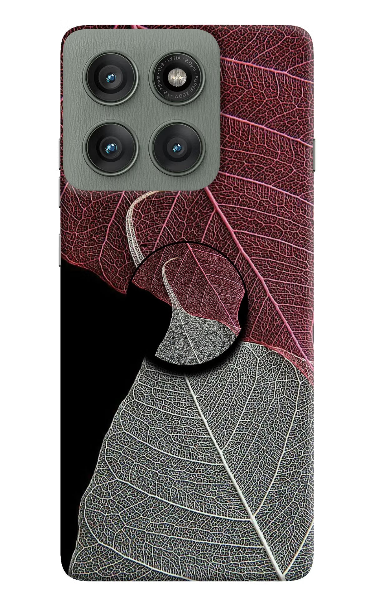 Leaf Pattern Moto Edge 60 Pro Pop Case