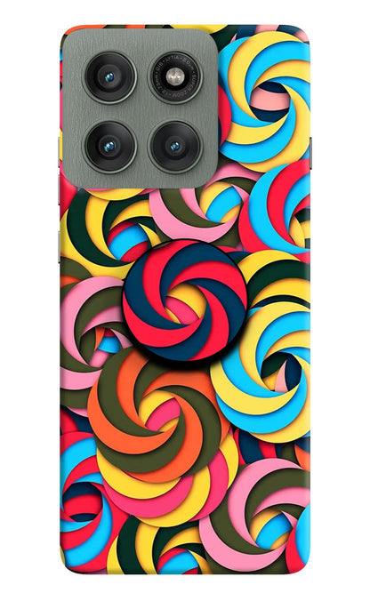 Spiral Pattern Moto Edge 60 Pro Pop Case