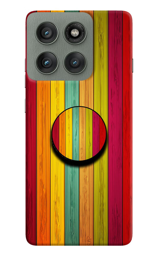 Multicolor Wooden Moto Edge 60 Pro Pop Case