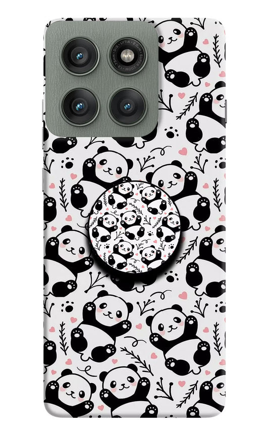 Cute Panda Moto Edge 60 Pro Pop Case