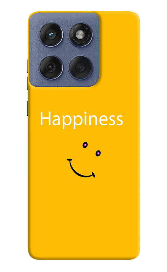 Happiness With Smiley Moto Edge 60 Fusion Back Cover