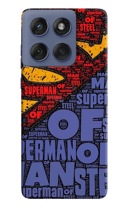 Superman Moto Edge 60 Fusion Back Cover