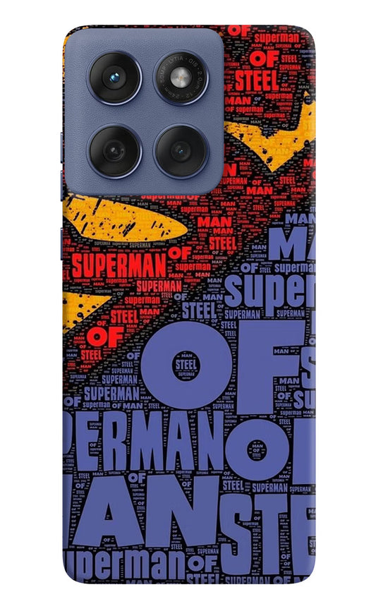 Superman Moto Edge 60 Fusion Back Cover