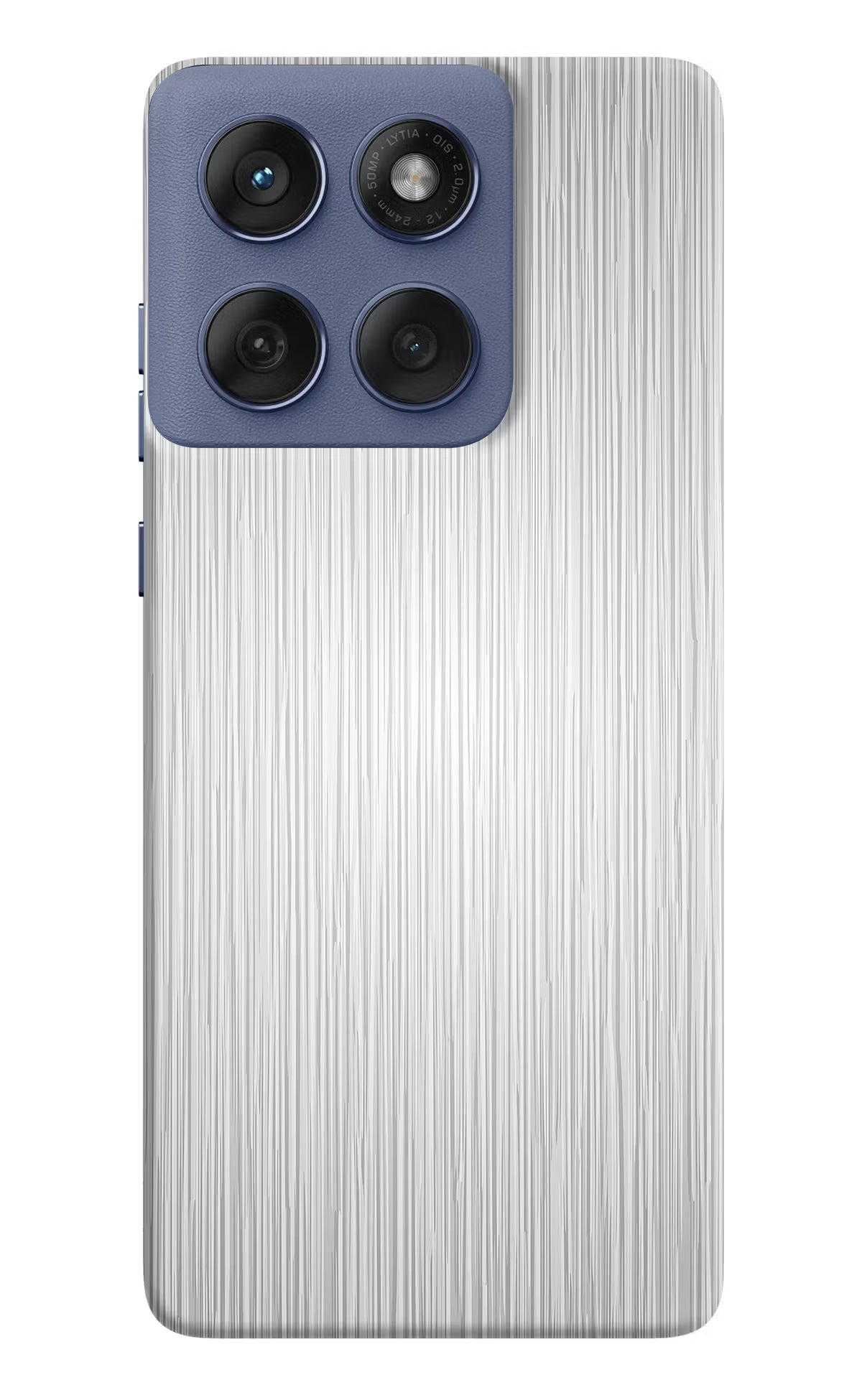 Wooden Grey Texture Moto Edge 60 Fusion Back Cover
