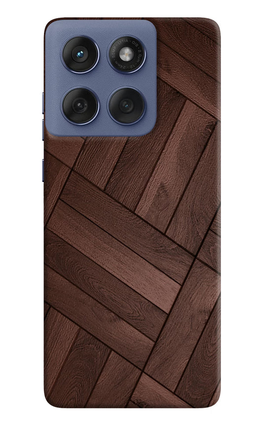 Wooden Texture Design Moto Edge 60 Fusion Back Cover