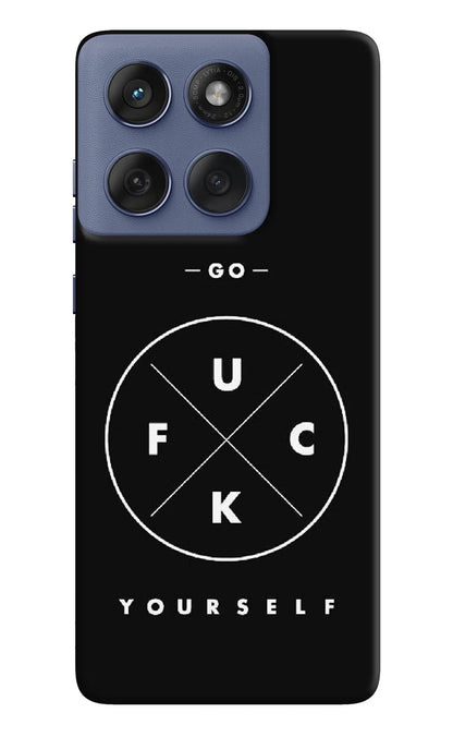 Go Fuck Yourself Moto Edge 60 Fusion Back Cover