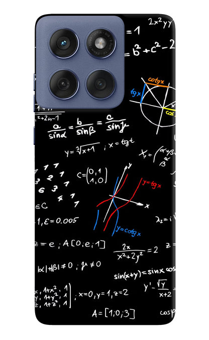 Mathematics Formula Moto Edge 60 Fusion Back Cover