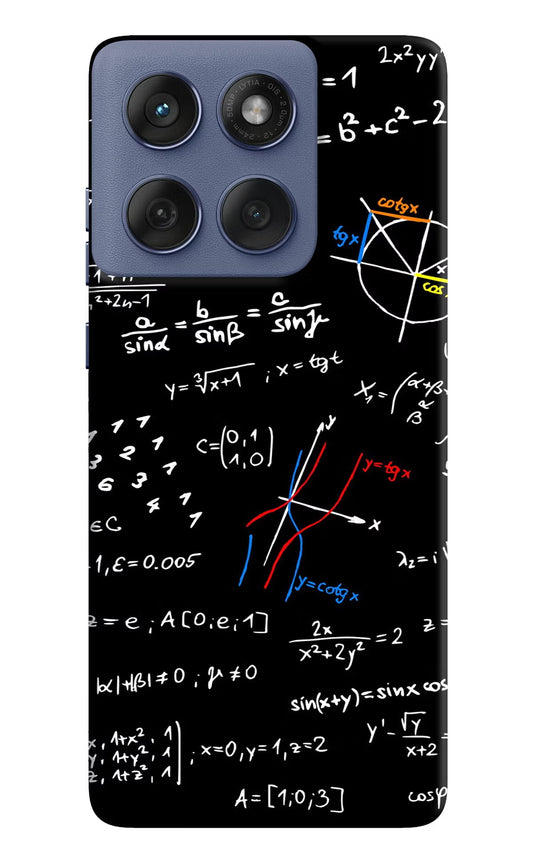 Mathematics Formula Moto Edge 60 Fusion Back Cover