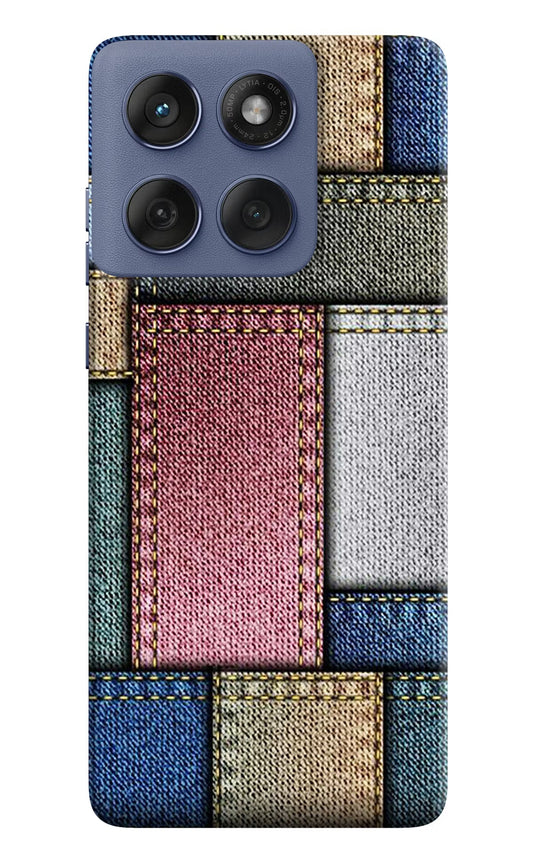Multicolor Jeans Moto Edge 60 Fusion Back Cover