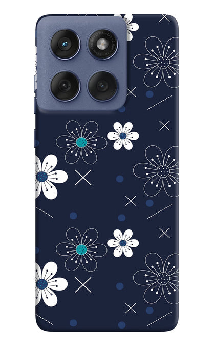 Flowers Moto Edge 60 Fusion Back Cover