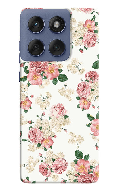 Flowers Moto Edge 60 Fusion Back Cover