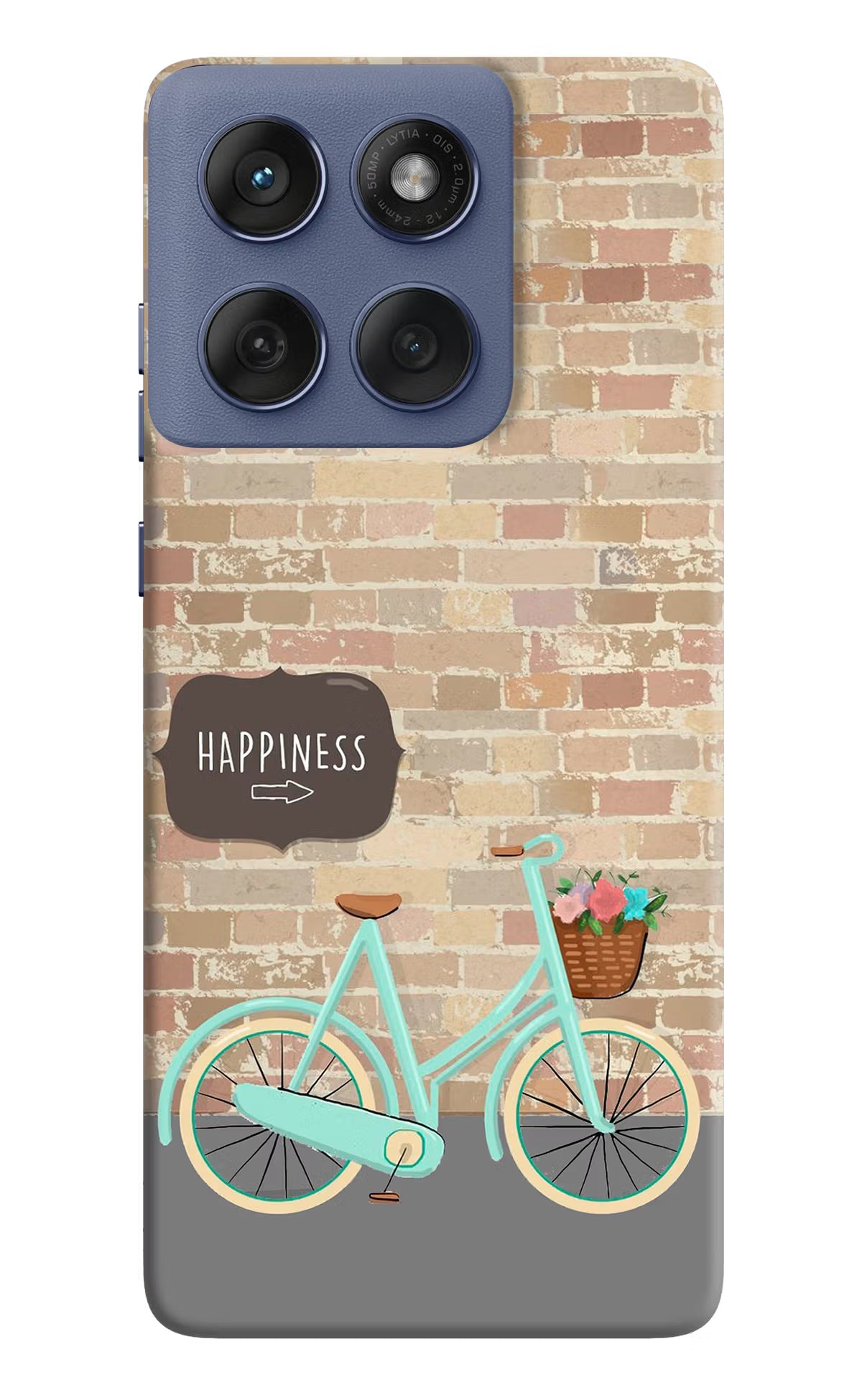 Happiness Artwork Moto Edge 60 Fusion Back Cover