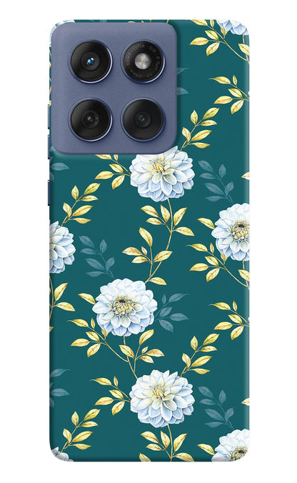 Flowers Moto Edge 60 Fusion Back Cover