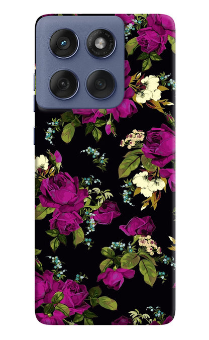Flowers Moto Edge 60 Fusion Back Cover