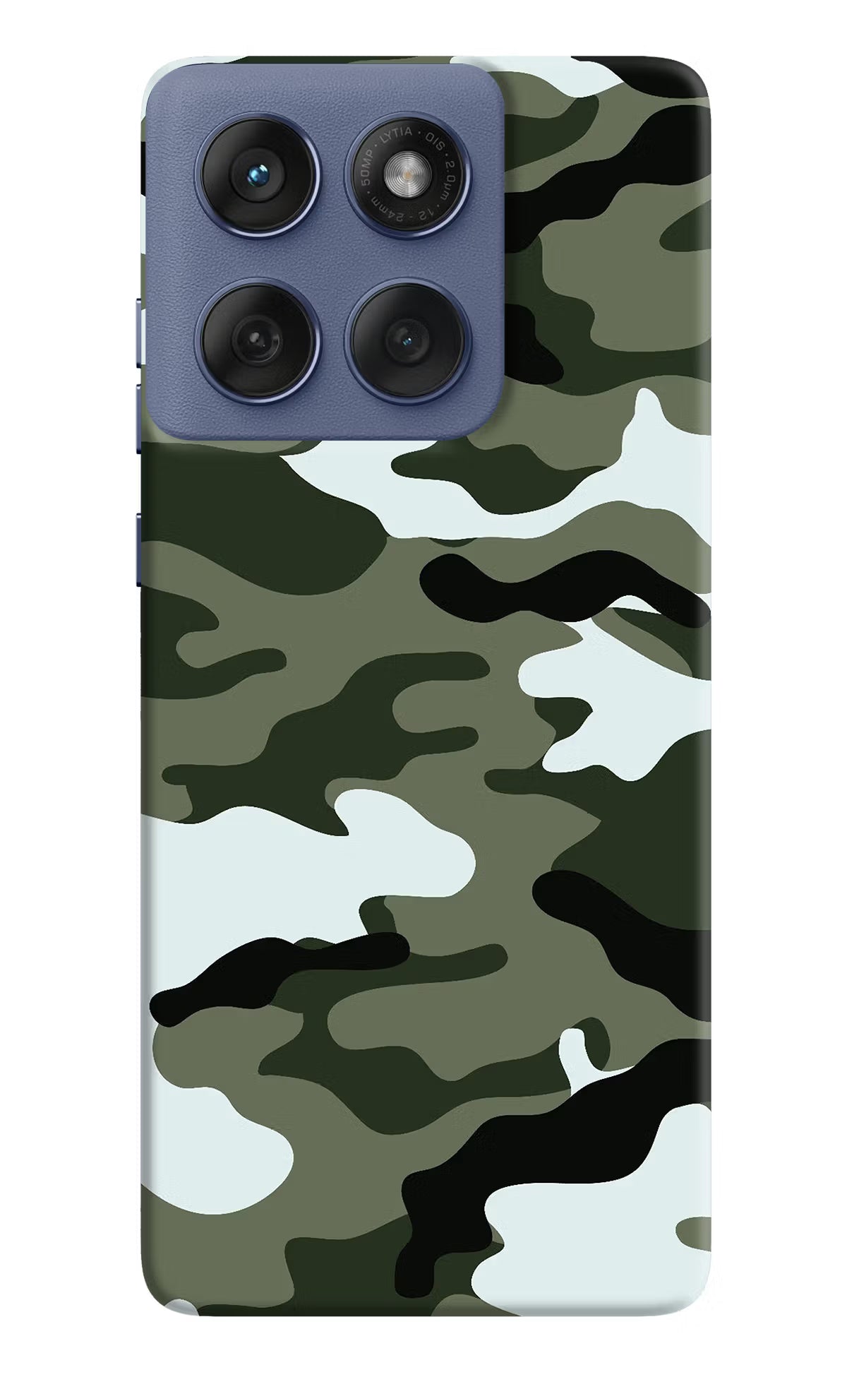 Camouflage Moto Edge 60 Fusion Back Cover