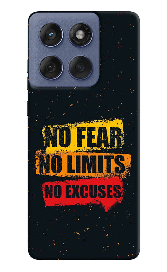 No Fear No Limits No Excuse Moto Edge 60 Fusion Back Cover