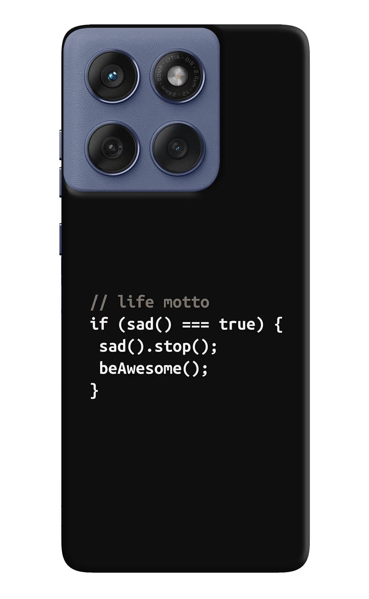 Life Motto Code Moto Edge 60 Fusion Back Cover