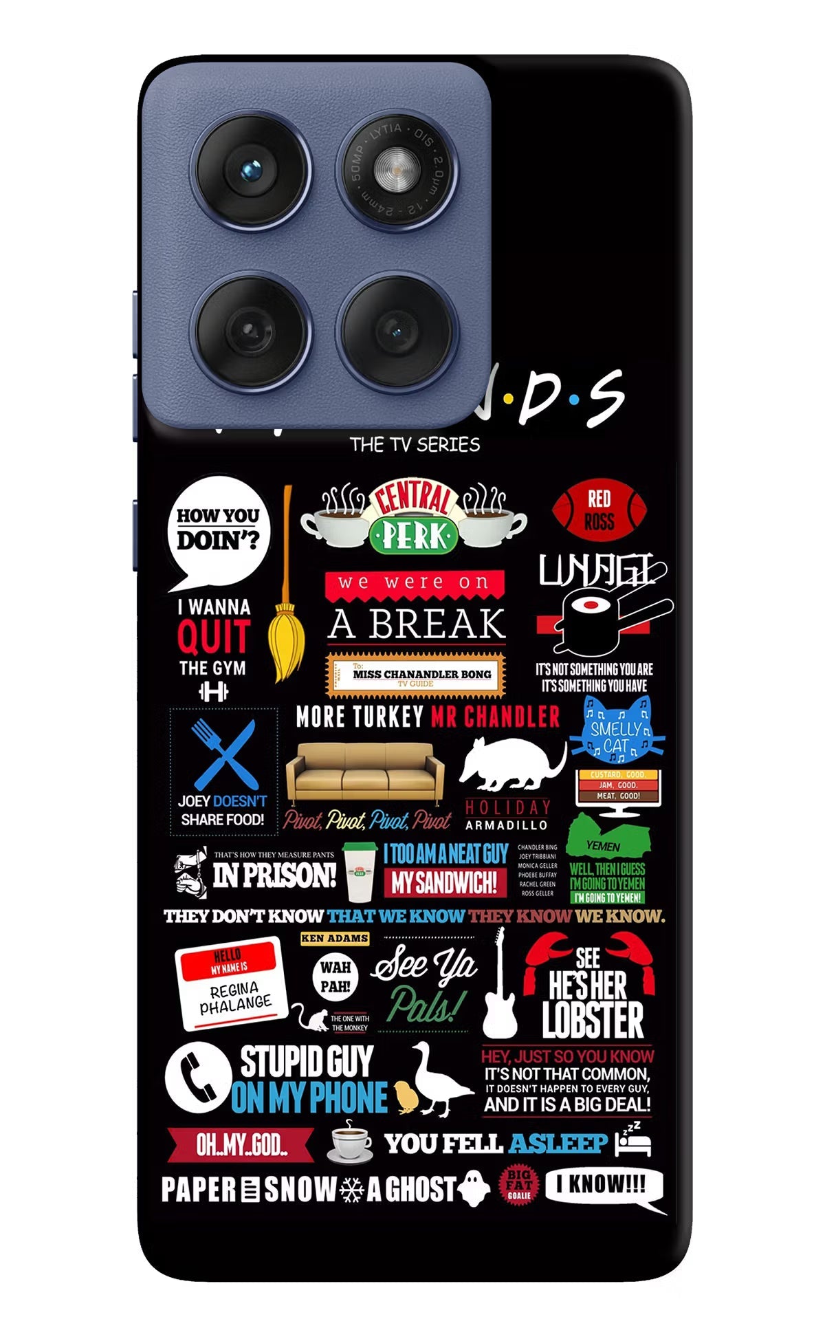 FRIENDS Moto Edge 60 Fusion Back Cover