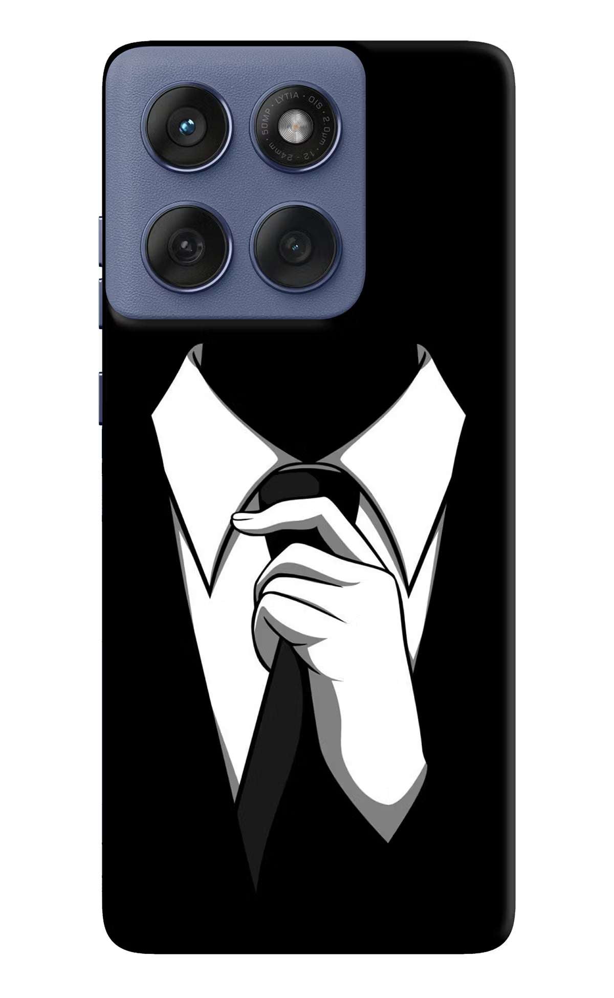 Black Tie Moto Edge 60 Fusion Back Cover