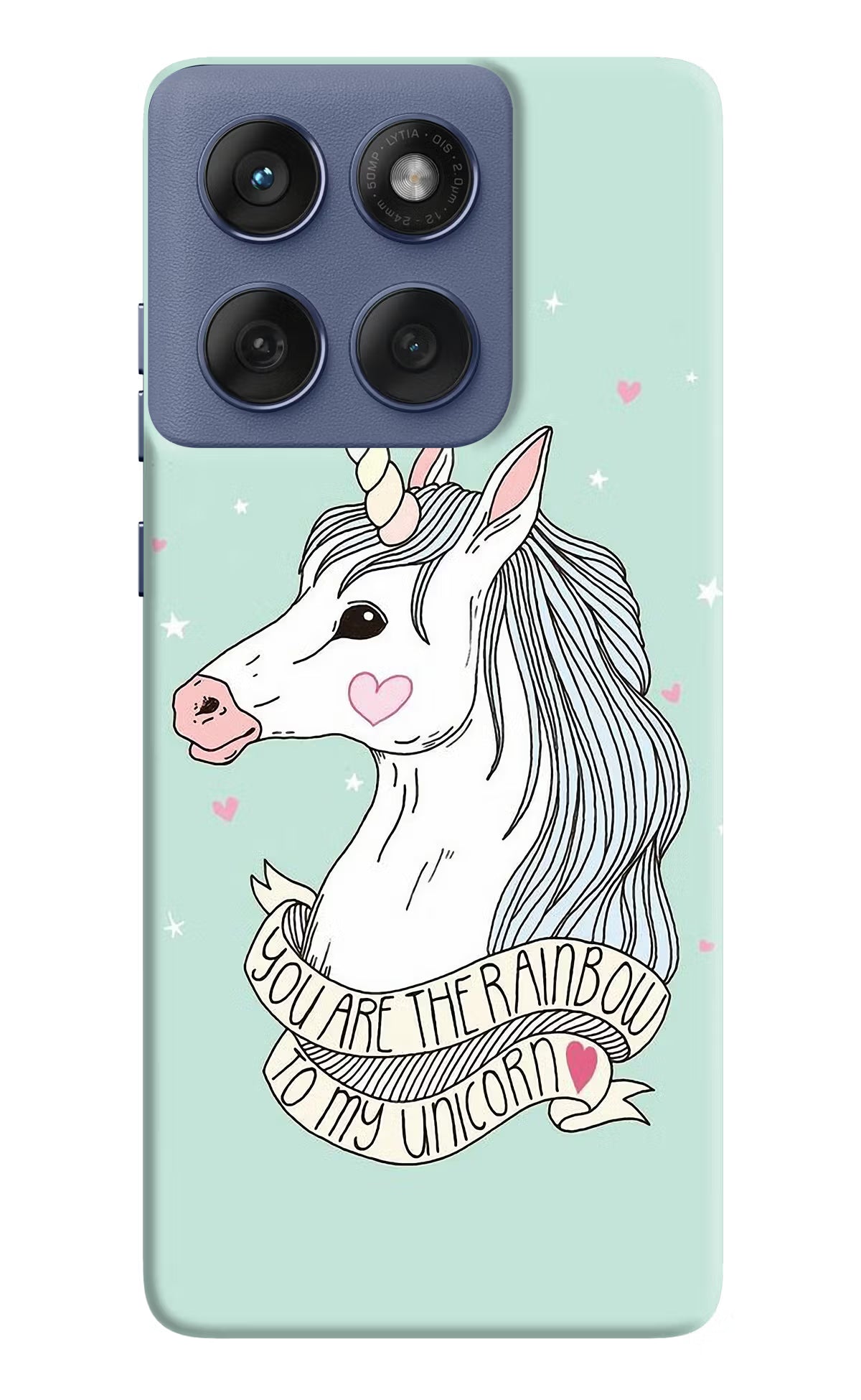 Unicorn Wallpaper Moto Edge 60 Fusion Back Cover