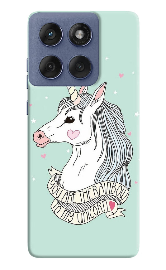 Unicorn Wallpaper Moto Edge 60 Fusion Back Cover
