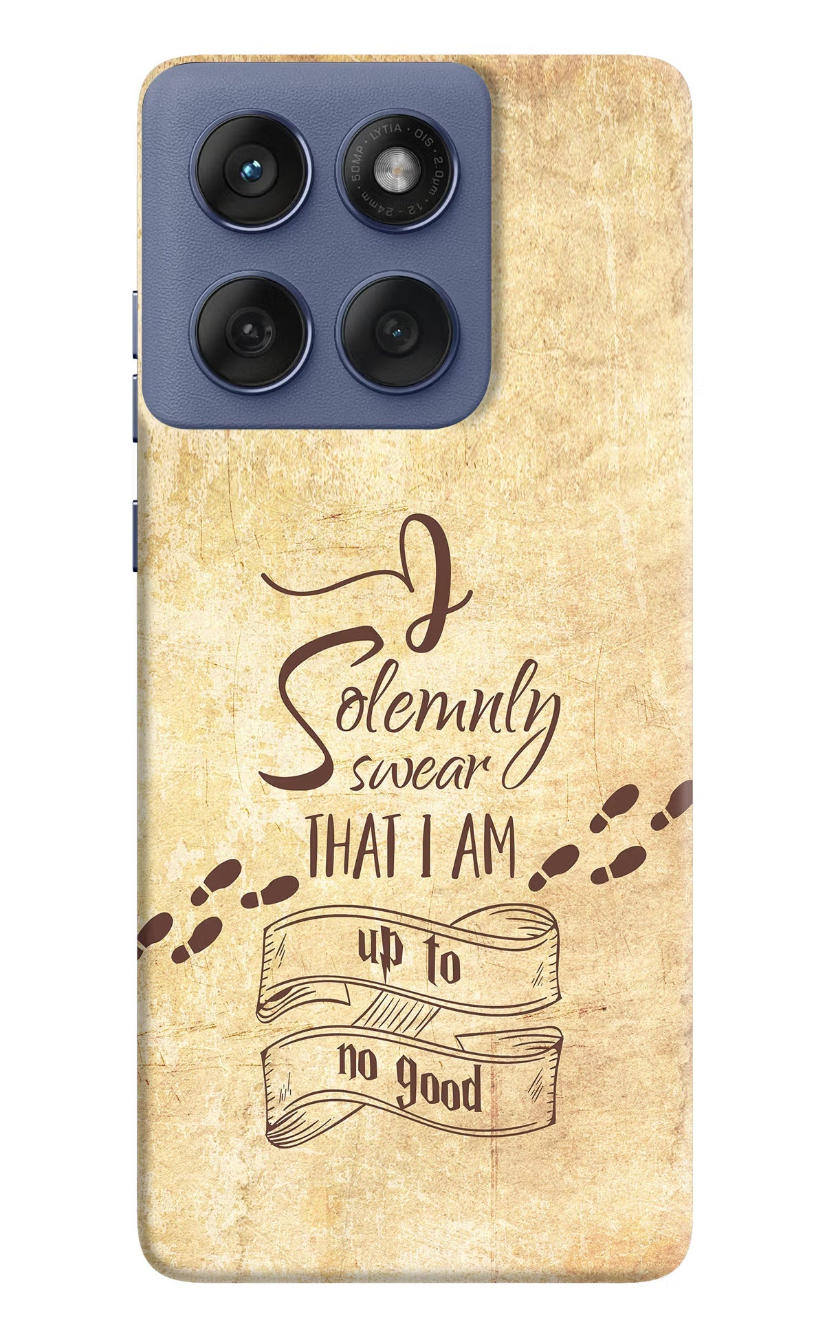 I Solemnly swear that i up to no good Moto Edge 60 Fusion Back Cover