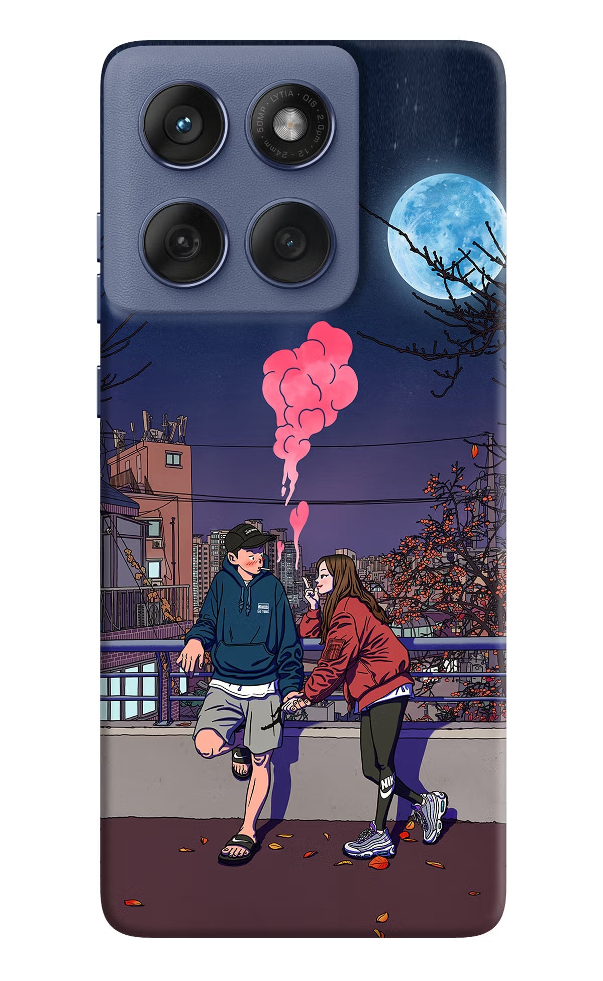 Chilling Couple Moto Edge 60 Fusion Back Cover