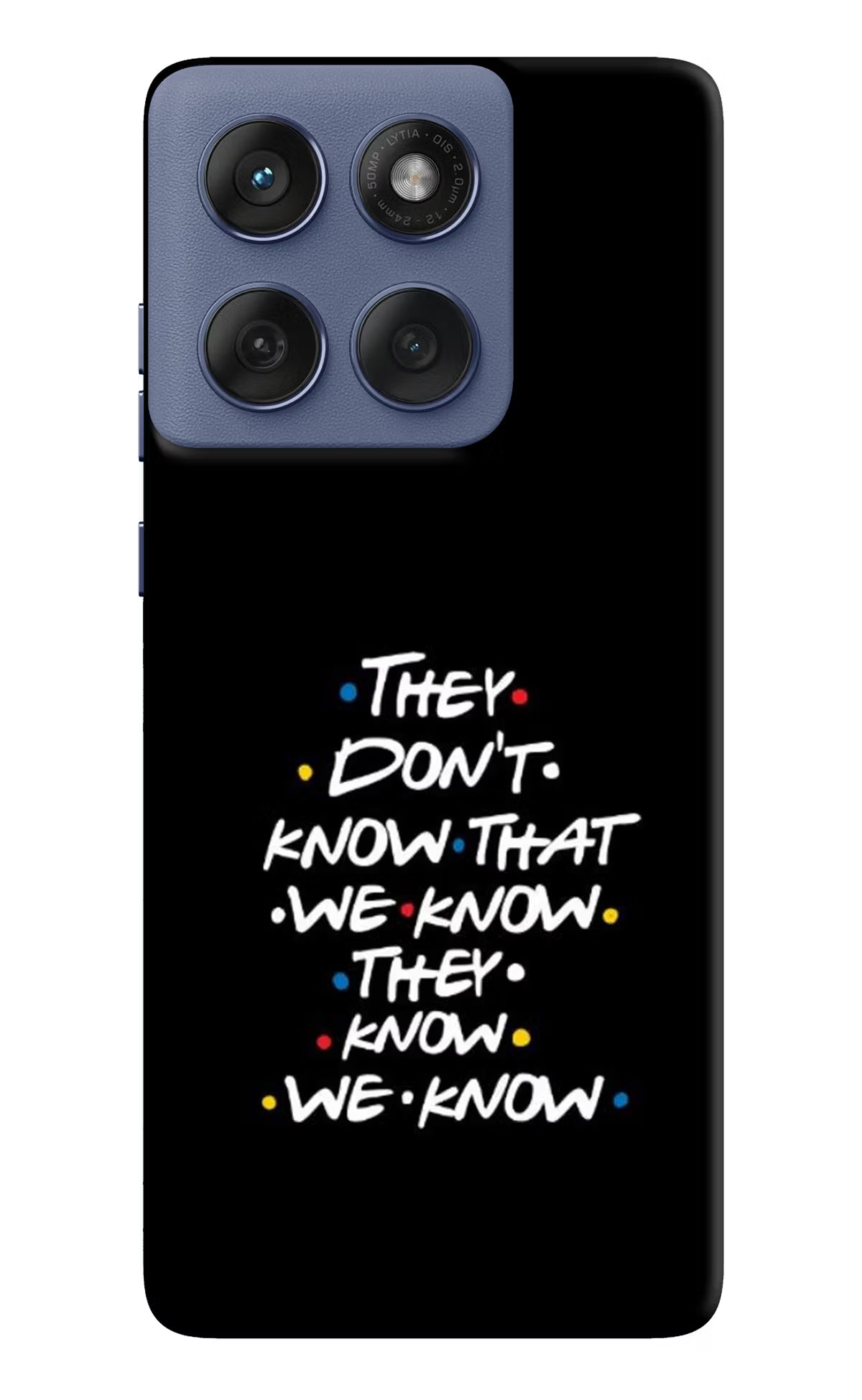 FRIENDS Dialogue Moto Edge 60 Fusion Back Cover