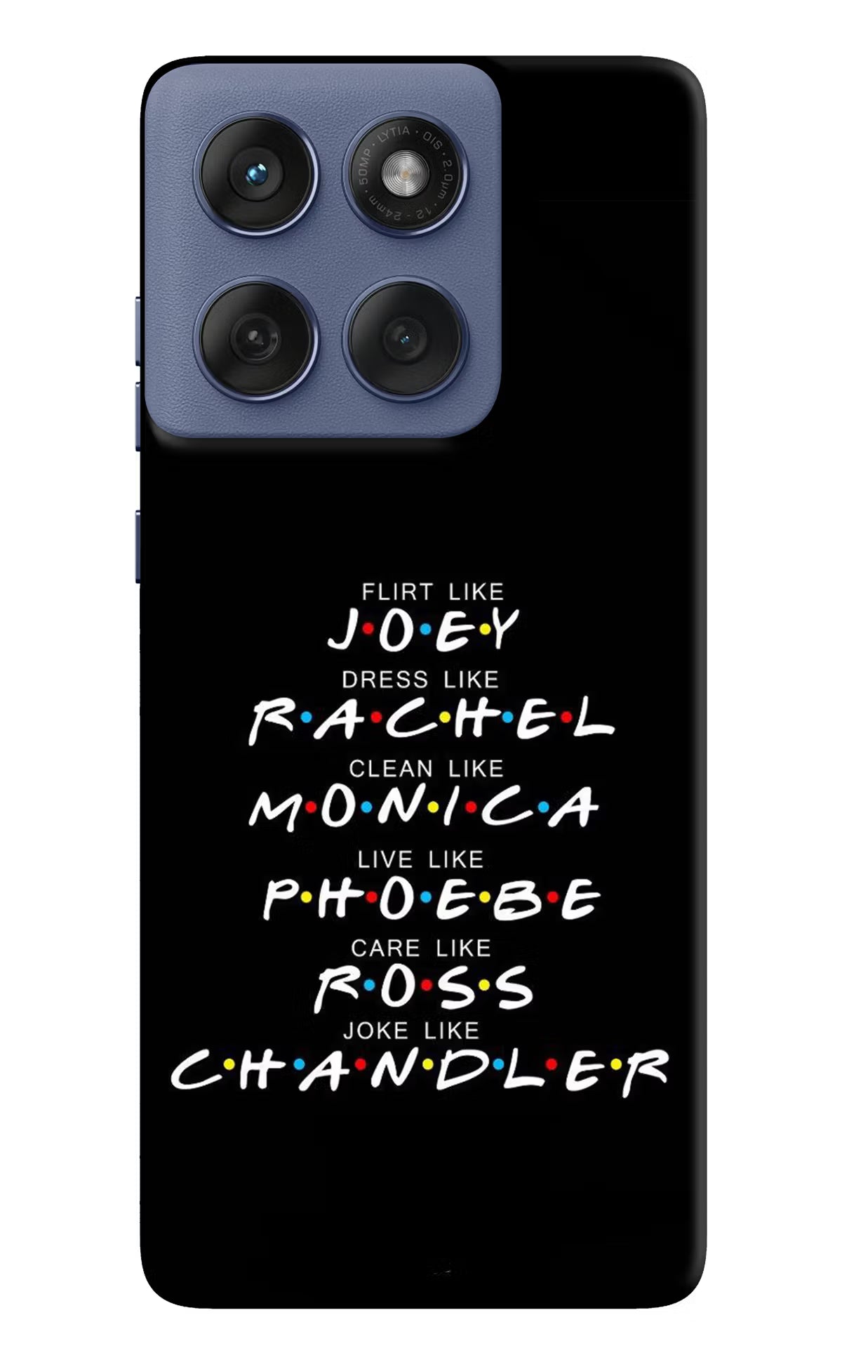 FRIENDS Character Moto Edge 60 Fusion Back Cover