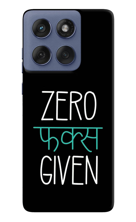 Zero Fucks Given Moto Edge 60 Fusion Back Cover