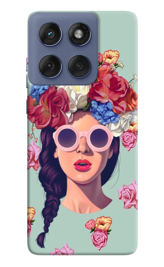 Pretty Girl Moto Edge 60 Fusion Back Cover
