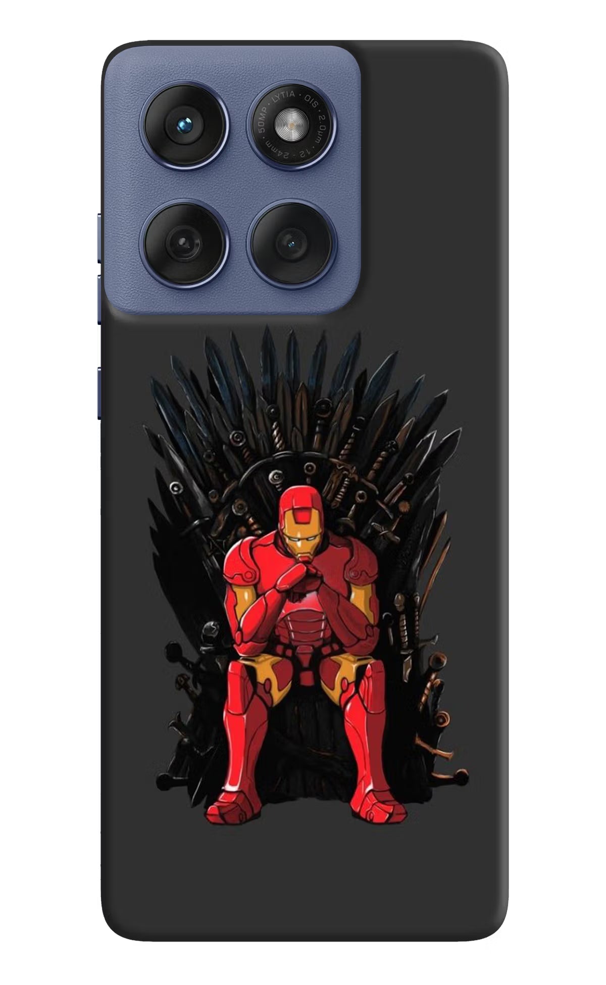 Ironman Throne Moto Edge 60 Fusion Back Cover