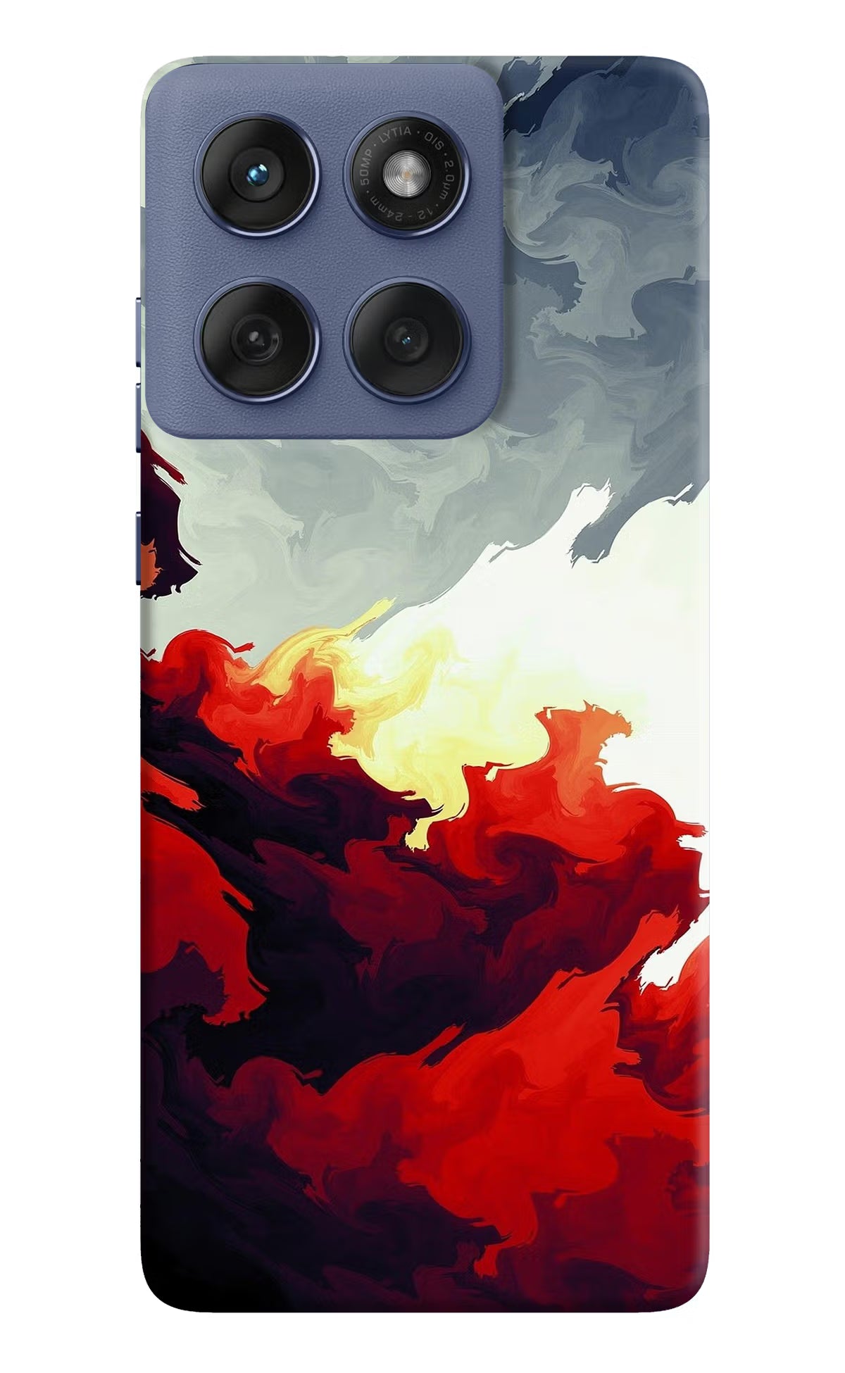 Fire Cloud Moto Edge 60 Fusion Back Cover