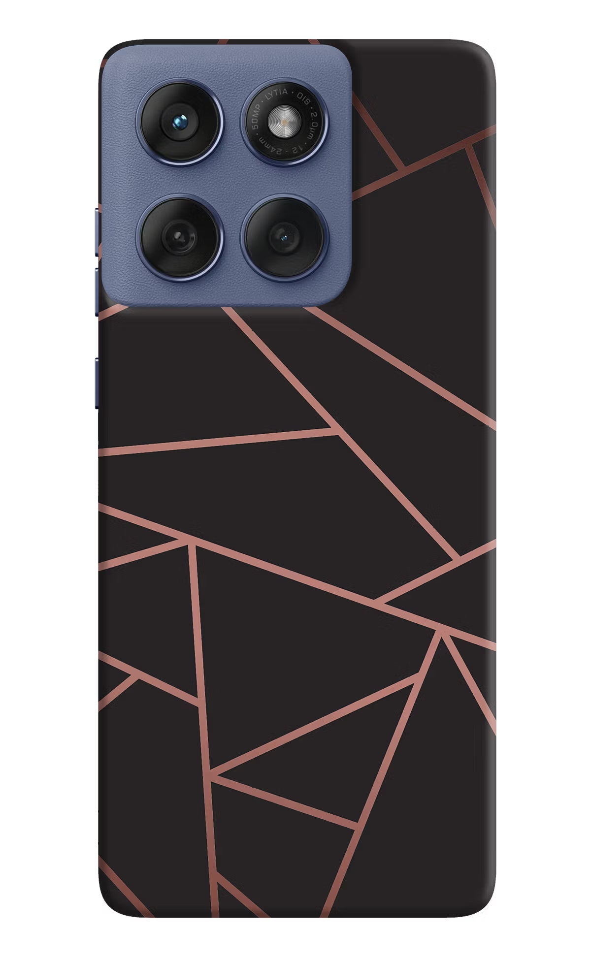 Geometric Pattern Moto Edge 60 Fusion Back Cover