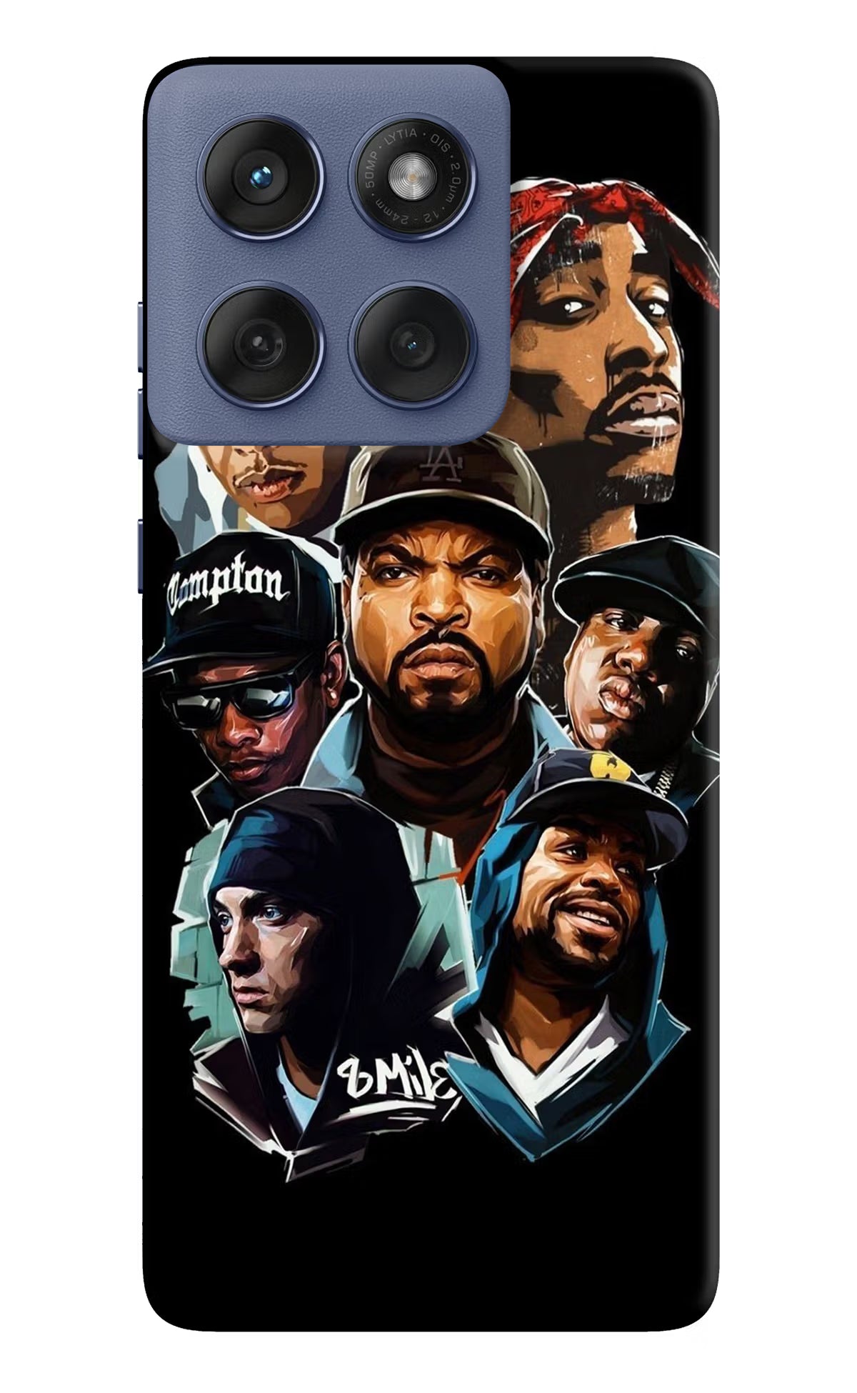 Rappers Moto Edge 60 Fusion Back Cover