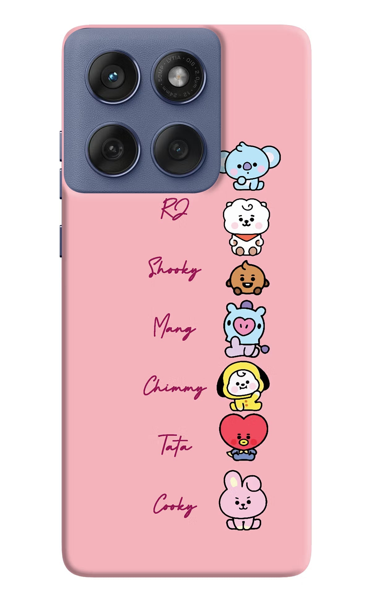 BTS names Moto Edge 60 Fusion Back Cover